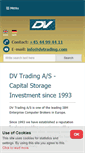 Mobile Screenshot of dvtrading.com